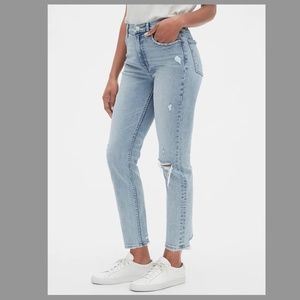 High Rise Vintage Slim Jeans with Washwell